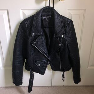 Nast Gal Vegan Leather Moto Jacket